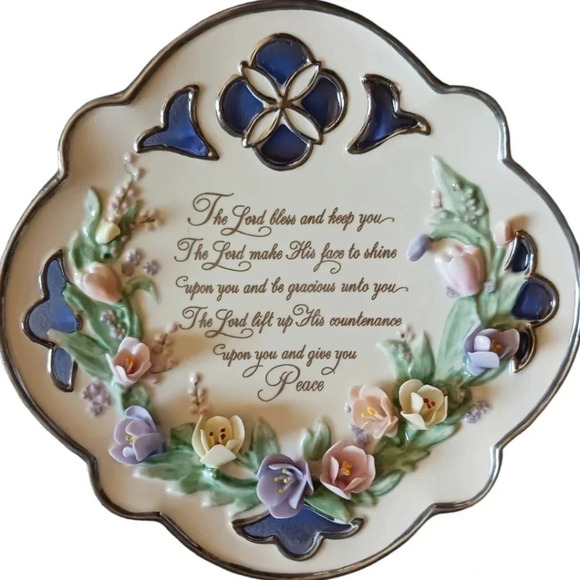 The Bradford exchange the lord bless and keep you 3d plate - Picture 3 of 5
